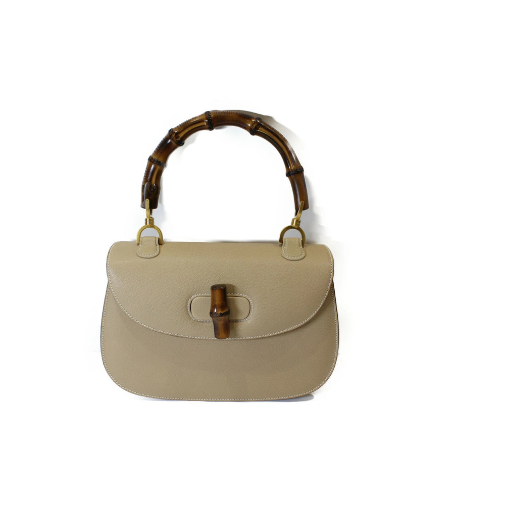 Gucci Bamboo Shoulder Bag Leather Bamboo